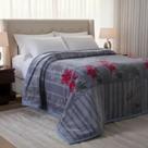 Cobertor Casal Dyuri Plus 180x220cm na Cinta Estampa Braies Jolitex