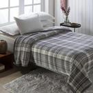 Cobertor Casal Jolitex/Dyuri Ternille Madras Cinza 180x220cm Cobertor Casal Jolitex/Dyuri Ternille Madras Cinza 180x220cm