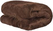 Cobertor Casal Velour 300g 180x220cm Marrom - Camesa
