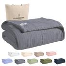 Cobertor CLOUDSCAPE LINEN King Size 100% algodão, 4 camadas de musselina