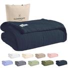Cobertor CLOUDSCAPE LINEN macio de 4 camadas de algodão musselina King