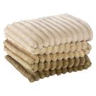 Cobertor Coberta Fluflu Queen Ultrasoft Alto Relevo Dupla Face - Gold - 100% Poliéster