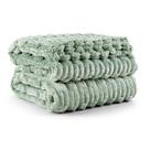 Cobertor Coberta Polar Queen 2,40x2,20 Manta Ultrasoft Alto Relevo Extra Macia Orvalho Verde - 100% Poliéster
