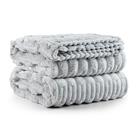 Cobertor Coberta Popcorn Queen Ultrasoft Alto Relevo Dupla Face - Platina Cobertor Coberta Popcorn Queen Ultrasoft Alto Relevo Dupla Face - Platina