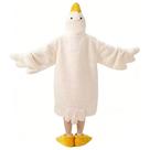 Cobertor com capuz, macacão, ganso, pato, pijama, branco, S