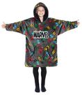 Cobertor com Capuz Marvel Avengers para Crianças em Fleece com Forro Sherpa