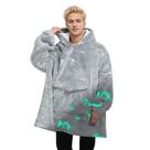 Cobertor com capuz vestível Fiosnow Glow in the Dark Dinosaur