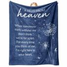 Cobertor comemorativo Glydein Memorial Sympathy Gifts 130 x 150 cm