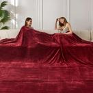 Cobertor COOVA 305x305 cm Oversize Soft Cozy Warm Red