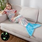 Cobertor COSUSKET Mermaid Tail Glow in Dark Kids