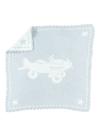 Cobertor CozyChic Azul e Branco Barefoot Dreams para Bebês