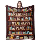 Cobertor CUJUYO Book Lovers Gifts 200x150cm - Flanela