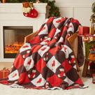 Cobertor CYMULA Christmas Knit 127x152 cm Cozy Soft