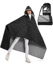 Cobertor de acampamento JOYLAMA Fleece impermeável para 2 pessoas 200x140cm