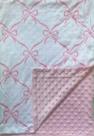 Cobertor de bebê CLOSOCKEY 75x100cm Dupla Camada Minky Pink