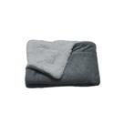 Cobertor de Bebe com Sherpa 0,70 x 1,00m Dupla Face Cinza