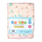 Cobertor De Bebê Com Viés 1,10mx90cm Karinho - Borboletas