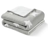 Cobertor de bebê CREVENT Cozy Soft Warm Chenille 30x40cm Grey Star