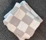 Cobertor de bebê CREVENT Cozy Soft Warm Chenille 75x100cm cinza