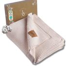 Cobertor de bebê de algodão orgânico Little Dedi 76x102 cm Neutro