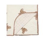 Cobertor de bebê HomeyHues 102x102cm de algodão de dupla camada