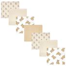 Cobertor de bebê Hudson Baby Cotton Flanela 76x76 cm Teddy