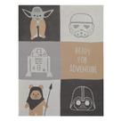 Cobertor de bebê Lambs & Ivy Star Wars The Force Knit Yoda 30x40cm
