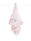 Cobertor de bebê Little Giraffe Luxe Soft Satin Trim 43x43 cm rosa