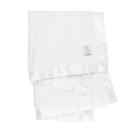 Cobertor de bebê Little Giraffe Satin Trim 74x89 cm creme