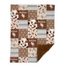 Cobertor de bebê locobird Cowboy Minky Soft 76x102 cm