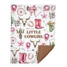 Cobertor de bebê locobird Cowgirl Western 76x102 cm Soft Warm