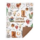 Cobertor de bebê Locobird Western Cowboy 76x102 cm Soft Warm