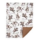 Cobertor de bebê locobird Western Cowboy 76x102 cm Soft Warm