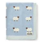 Cobertor de bebê mimixiong tricotado 100% algodão infantil azul 76x102cm