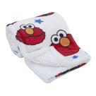 Cobertor de bebê Sesame Street Elmo Super Soft vermelho azul branco