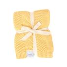 Cobertor de bebê Sweet Acorn Knit de algodão orgânico com padrão elegante