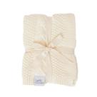 Cobertor de bebê Sweet Acorn Knit de algodão orgânico com padrão elegante Cobertor de bebê Sweet Acorn Knit de algodão orgânico com padrão elegante