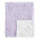 Cobertor de bebê Sweet Jojo Designs Purple Floral Rose Minky