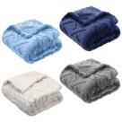 Cobertor de Bebê VitalCozy Fleece 3D - Conjunto de 4 Peças (30x40cm) - Azul