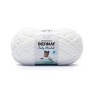 Cobertor de bebê Yarn Bernat Big Ball White 300g