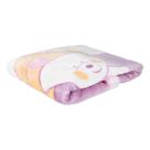 Cobertor de Berço Menina Macio Rosa Raschel Plus Jolitex
