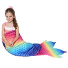 Cobertor de cauda de sereia Catalonia Flannel para crianças 150x50cm