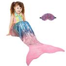 Cobertor de cauda de sereia Catalonia Kids, flanela supermacia