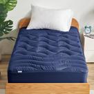 Cobertor de colchão SLEEP ZONE Cooling Twin com bolso profundo 8-21
