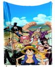 Cobertor de flanela macia de uma peça Luffy Pattern 300g Cobertor de flanela macia de uma peça Luffy Pattern 300g