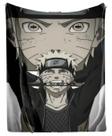 Cobertor de flanela macia Naruto Ninja Fight Pattern 300g