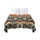 Cobertor De Fleece Com Padrão Boho Navajo Super Macio E Leve Para Sofá, Cama, Couch, Tamanhos Queen