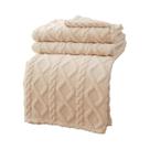 Cobertor De Fleece Coral Leve De Camada Única, Multiuso Para Cama, Sofá E Descanso Na Sala De Estar