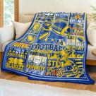 Cobertor de futebol WKLKHMXBS para homens e mulheres 150 x 125 cm