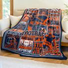 Cobertor de futebol WKLKHMXBS para homens e mulheres 150 x 125 cm